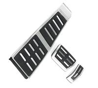 DCXXAN Lot de 3 Housses de Protection pour pédales de Frein et d'accélérateur, pour Audi A6 C7 4G (2010, 2011, 2012, 2013, 2014, 2015, 2016, 2017, 2018)