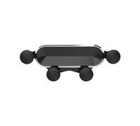 DCYBDL Porte Téléphone Voiture pour VW Caddy 2004-2020 2021 2022 2023 2024-pr, 360° Rotation Réglable Porte Téléphone à Grille d'Aération Support Téléphone Voiture Porte Téléphone,Blacksilver