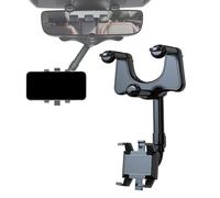 DCYBDL Support Telephone Retroviseur Voiture pour Citroen DS Spirit DS3 DS4 DS4S DS5 DS 5LS DS6 DS7, 360° Flexible Support Téléphone Voiture Rotatif Support Telephone Voiture Rétroviseur