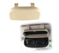 DCZBYCJ Étui à Lunettes de Voiture pour HUMMA H2 2008, Support de Lunettes de Soleil Voiture Boîte de Rangement avec Accessoires,C-Beige