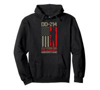 DD-214 Art du Drapeau américain du Service Militaire des Anciens Combattants Sweat à Capuche