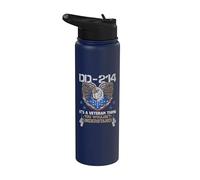 DD-214 C'est une chose vétéran que vous ne comprendriez pas Stainless Steel Insulated Water Bottle