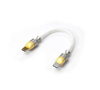 dd Câble de décodage HiFi TC05 M2 USB-C 2.0 vers USB-C OTG 9 cm Utilisation inversée Peut être utilisé pour le chargement d'urgence