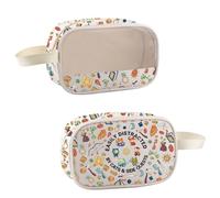 DD Game Merch DD Cat Pochette zippée pour les amateurs de jeu DM Masters Cadeau D20 Dés de chat Cadeau pour joueur, Sac Side Quests, Sacs cosmétiques