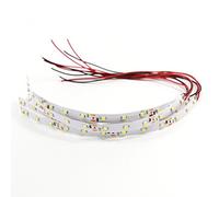 DD08WM Lot de 5 bandes LED auto-adhésives 3528 SMD Blanc chaud 12 V ~ 18 V 20 cm