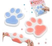 DDA-2 Pièces Squishy Patte de Chat, yoyo Squishy, Patte de Chat Squishy, fufu Squishy, Scouchi, Squishy Geant, Squishy Chat, Taba Squishy, Squishy Anti Stress