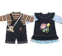 DDA-2 Pièces Vêtements de poupée 30-40 cm, compatibles avec JC Toys, Manhattan Toy et Plus, Cadeaux pour Filles et Enfants (Set 2)