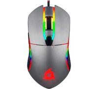 DDA-Aim Souris Gamer RGB 7000 DPI - Souris Ambidextre Ergonomique RGB Chroma pour Ordinateur - Souris PS4, PC Portable et de Bureau + Souris à Laser Optique Haute Précision - Gris