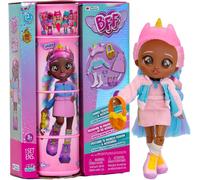 DDA-BFF Cry Babies S2 Jassy Poupée Fashion à Collectionner avec Cheveux Longs, Vêtements en Tissu et 9 Accessoires - Jouet Cadeau pour Filles et garçons de +5 Ans