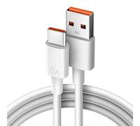 Dda-Câble Turbo Charge Pour Xiaomi. Câble Usb 6a Charge Rapide Quick Charge, Câble Usb C Hyper Charge Transfert 480 Mbps Android Auto. Câble Usb C 65w 6a Pour Mi 11 Ultra, Redmi, Poco, Black Shark