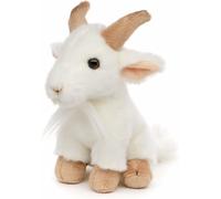 DDA-- Chèvre de Montagne Assise - 20 cm (Longueur) - chèvre en Peluche - Peluche, Doudou