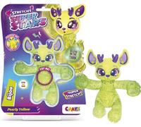 DDA-CRAZE Superstars Stretchy Bijou - Figurine Extensible à Collectionner, Remplissage Paillettes et Effets spéciaux, Figurine d'action élastique, Jumbo