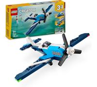 DDA-Creator 3-en-1 Aéronef : l¿Avion de Course - Se transforme en Avion à réaction ou en hélicoptère - Jeu de Construction pour garçons et Filles Amateurs de véhicules - Idée Cadeau dès 7 Ans 31160