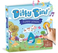 DDA-Découvrez les livres musicaux Ditty Bird pour tout-petits. Comptines amusantes, ""Johny Johny, Oui Papa"" et plus. Interactifs, adaptés aux 1-3 ans. Robustes et sonores pour bébés.