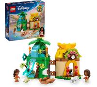 DDA-¿ Disney Vaiana 2 L¿île de Vaiana Miniature - Jouet de Construction avec 2 Micro-Poupées, Maison, Toboggan Cascade & Accessoires - Cadeau Collector pour Fille dès 5 Ans 43260
