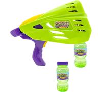 DDA-Double Bubble Blaster 2-in-1, Handheld Bubble & Freestanding, Bubble Machine for Kids, Parties, Celebrations and Outdoors Plus Party Mode Colour Changing LED Lights Toys & Gifts Ages 3+