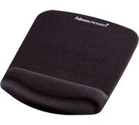 DDA-FELLOWES - Tapis de Souris - Repose Poignet PlushTouch¿ - Mousse Mémoire de Forme - Noir - 1 Unité