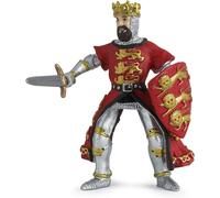 DDA--Figurine Peinte A La Main -Médiéval - Fantastique -Roi Richard rouge-39338-À Collectionner-Pour Enfants - Filles et Garçons - A Partir de 3 Ans