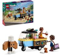 DDA-Friends Le Chariot de Pâtisseries Mobile, Jouet de Boulangerie pour Enfants, Cadeau pour Filles et Garçons Dès 6 Ans, Jouet Éducatif avec Figurines Aliya, Jules et Le Chien Aira 42606