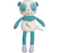 DDA-GIPSY Toys \u2013 Panda \u2013 PANTIN \u2013 Gamme « Bamboo » - 24 CM S/Carte \u2013 Bleu ET Beige \u2013 1ER Age