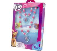 DDA-Joy Toy Hasbro 42694 My Little Pony The Movie Parure de bijoux comprenant 1 bracelet de perles, 1 collier de perles, 2 bagues dans un emballage cadeau Multicolore
