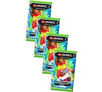 Dda-Lego Ninjago Cartes À Collectionner Série 7 \U2013 Mystère De La Profondeur Next Level (2022) \U2013 Sélection De Cartes À Collectionner + 10 Pochettes Originales (4 Boosters)