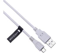DDA-Micro USB Cable Chargeur Compatible avec Motorola LG Sony Blackberry Nexus Xiaomi Huawei Lenovo. Microsoft Lumia Sony Xperia XA Z5 Z3 Z2, M4 Aqua, M, M2, Z1, L, SP, Mini Samsung J5, J7 Blanc (0