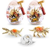 DDA-Mini Dino Fossil Find (2 Pack, Mosasaur & Triceratops) by ZURU Boys 4-8 Dig and Discover, STEM, Excavate Prehistoric Fossils, Educational Toys, Great Science Kit Gift for Girls and Boy