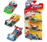 DDA-Pack 3 Mix ¿N Race ¿ Pack de 3 Voitures à Collectionner. Chaque Voiture Peut être personnalisée en changeant, l¿Avant, l¿arrière ou Les Roues. Pack 4 sur 4