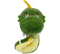 DDA-Peluche Indigo Park,Peluche Rambley The Raccoon Finley The Sea Serpent Lloyd The Lion Mollie Macaw Plush Toy for Bambini Festa di Compleanno Del Bambino(Finley The Sea Serpent)