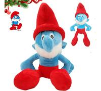 DDA-Peluche Schtroumpf, Smurfs Poupée en Peluche, Smurf Plush Toys, Smurfs Jouets Peluche, Smurfs Peluche Figures, Smurrfs Poupée Plush, Anime Schtroumpfette Peluche, Cadeau pour garçons et Filles