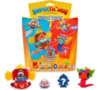 DDA-Rivals of Kaboom 8431618019603 Superthings Série Rescue Force, ce Pack Comprend 4 Figurines à Collectionner (1 Capitaine Argent Surprise et Un SuperThing Effet Chromé) + 1 Rescue Jet et 1 Jump Wi