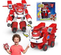 DDA-Robot Toys - Jett Transformable Toy Cars Toy Trucks avec Mini Jet Avion Jouets pour Enfants 3 4 5 Ans