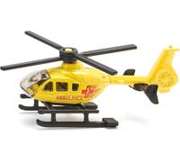 DDA-siku 0856, Hélicoptère de sauvetage, métal/plastique, Jaune, Rotors pivotants