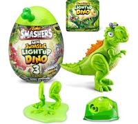 DDA-Smashers Mini Jurassic Light Up Dino Egg par ZURU, T-Rex, Oeuf à Collectionner, Volcano, Fossil Toy, Dinosaur Toys, T-Rex Toy for Boys and Kids, (T-Rex)