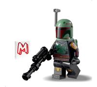 DDA-Star Wars The Book of Boba Fett Minifigure - Boba Fett with Beskar Armor, Jet Pack, and Blaster (75312) 2021