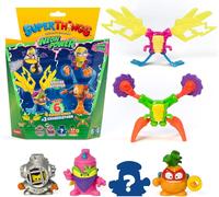Dda-Superthings Neon Power Series Lot De 6 Superthings (1 Capitaine Argenté) Et 2 Exosquelettes Multicolores Lot De 6/6