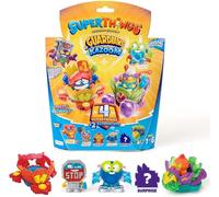 DDA-Superthings - Série Guardians of Kazoom, Pack de 4 (3 Superthings et 1 Capitaine Argenté) 1/6