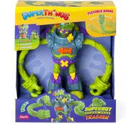 DDA-SUPERTHINGS Superbot Power Arms Trasher \u2013 Robot méchant articulé avec Bras Flexibles et Accessoire de Combat Comprend 1 Kazoom Kid Exclusif et 1 SuperThing Exclusif