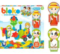 DDA-\u2013 Coffret 50 avec 2 Figurines de Fermier et de Vache \u2013 Dès 12 Mois \u2013 Fabriqué en Europe \u2013 Jouet de Construction Enfant 1er âge - 6 Versions \u2013 503541