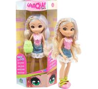 DDA-UNIQUE EYES, Poupée de 25 cm - Rebecca, avec Leur Regard Qui Te Suit des Yeux, avec vêtements, Jouet pour Enfants à partir de 3 Ans, GIOCHI PREZIOSI, MYM442