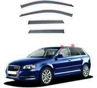DdaiXQ Déflecteurs de Voiture Fenêtre Latérale pour Audi A3 Sportback 8P 2004-2012, deflecteur d air, Pare-Brise Météo Bouclier Déflecteurs de Vent