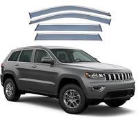 DdaiXQ Déflecteurs de Voiture Fenêtre Latérale pour Jeep Grand Cherokee WK2 2010-2020, deflecteur d air, Pare-Brise Météo Bouclier Déflecteurs de Vent