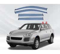 DdaiXQ Déflecteurs de Voiture Fenêtre Latérale pour Porsche Cayenne 9PA 2006-2010, deflecteur d air, Pare-Brise Météo Bouclier Déflecteurs de Vent