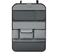 DdaiXQ Organisateur Siege Voiture Pour Volvo XC90 2007-2012, rangement de siège avec support de table à manger pliable et plusieurs poches,Grey/C