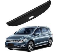 DdaiXQ Voiture Étagère Coffre Arrière Rétractable pour Touran 2016-2021, Rideau de Coffre Couverture de Cargaison Bagages Couverture