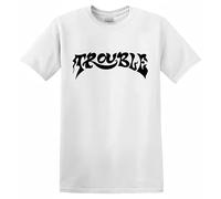 ddAWESDXZ Trouble - 'Logo 2' T-Shirt White S