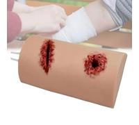 DDCFL Entraîneur au contrôle des hémorragies, modèle de Pansement, simule des plaies lacérées, Application d'un Garrot, Conception en Silicone Lavable et réutilisable pour Les Cours de secourisme