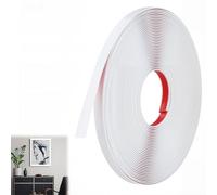 ddckj 18M Moulure Adhesive Blanc Mat Baguette de Finition PVC Moulure Flexible Convient à Cadres de Miroirs, Fenêtres, Encadrement Porte, Sols, Armoires, Bords de Carreaux(Lg:2cm, E:1.5mm)