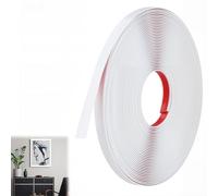 ddckj 7M Moulure Adhesive Blanc Mat Baguette de Finition Pvc Moulure Flexible Convient à Cadres de Miroirs, Fenêtres, Murs, Sols, Armoires, Plafonds, Bords de Carreaux